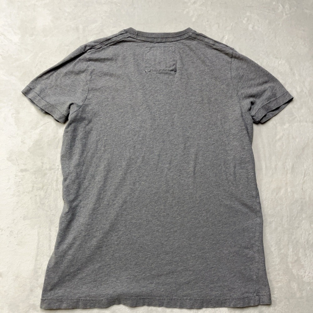 Y2K Abercrombie & Fitch Muscle T-Shirt Mens 2XL Single Stitch Raised Velvet Logo - Picture 5 of 7
